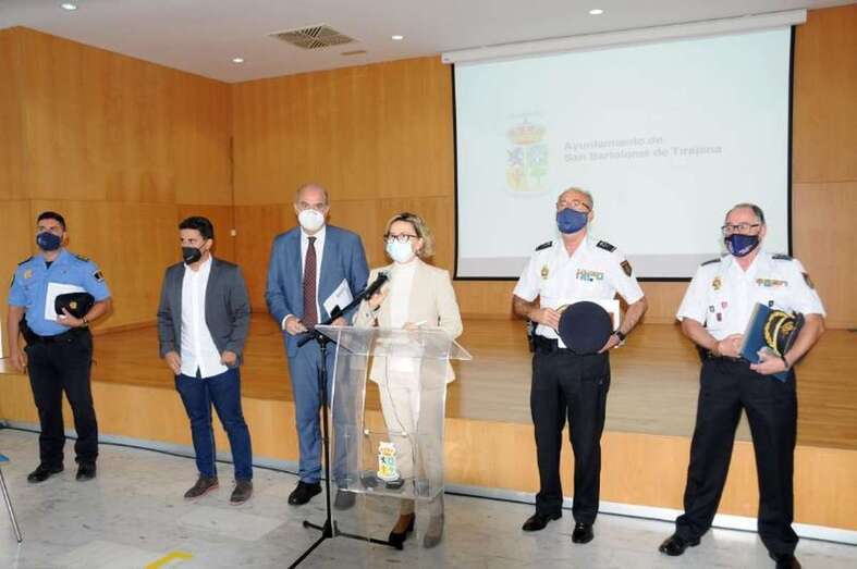 Reunión de la Junta Local de Seguridad de San Bartolomé de Tirajana/TA.